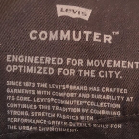 Levi's 511 Commuter Unisex Coolmax 2 Way Stretch Lt Wash Blue Jeans - Picture 14 of 16